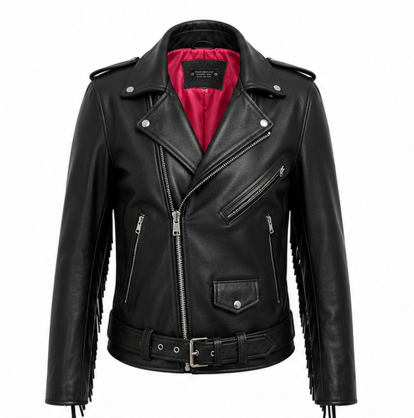 Chopper Biker Jacke Black 