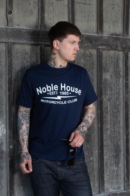 Motorcyle Club Navy Blue T-Shirt 