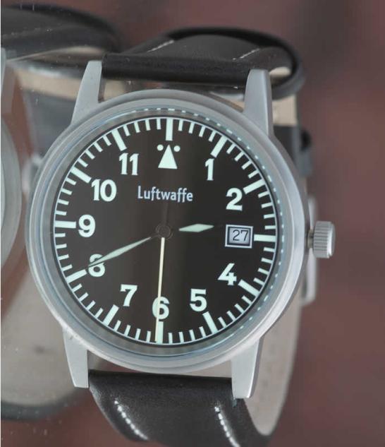 Luftwaffe Edelstahl-Fliegeruhr 