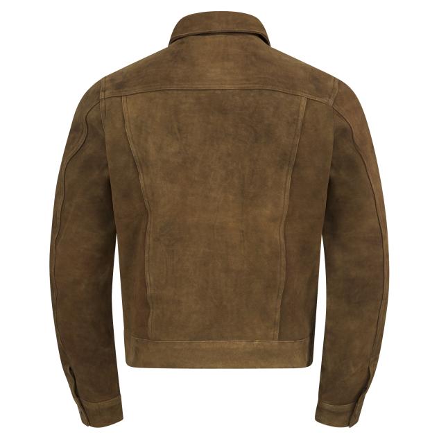 Leder-Jeans Jacke brown 