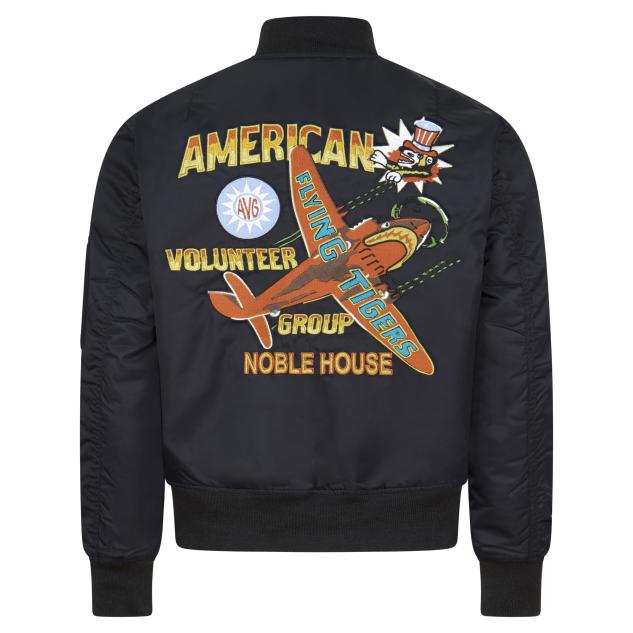 Damen Nylon Bomber 