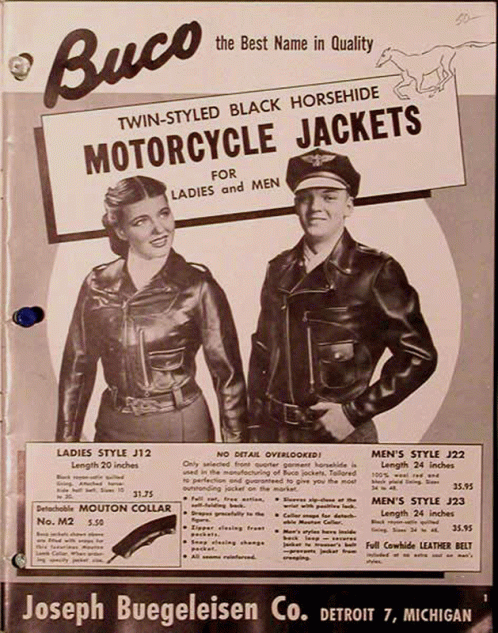 Motorradjack J-23 Stierleder 