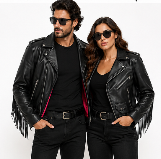 Chopper Biker Jacke Black 