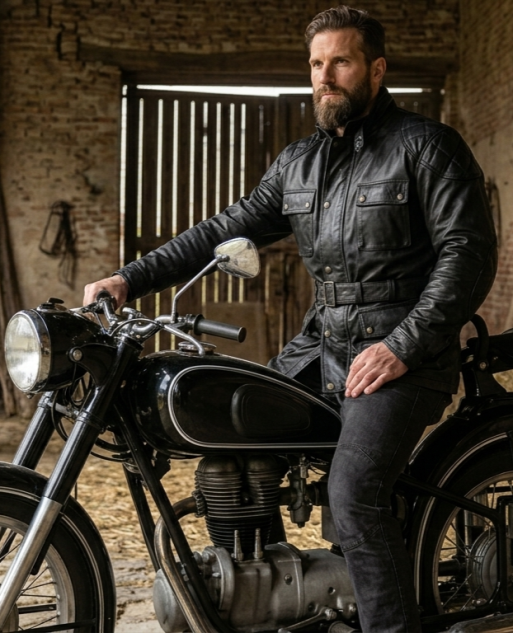Pure Motorcycle Jacke - TIGER Black 