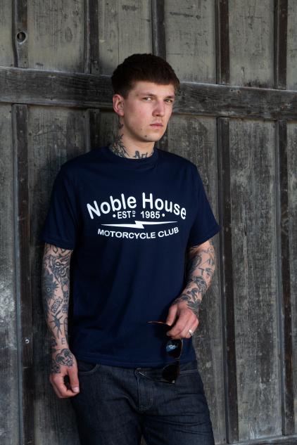 Motorcyle Club Navy Blue T-Shirt 
