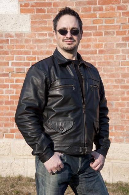 Fliegerjacke Hartmann Schwarz Pferdeleder 