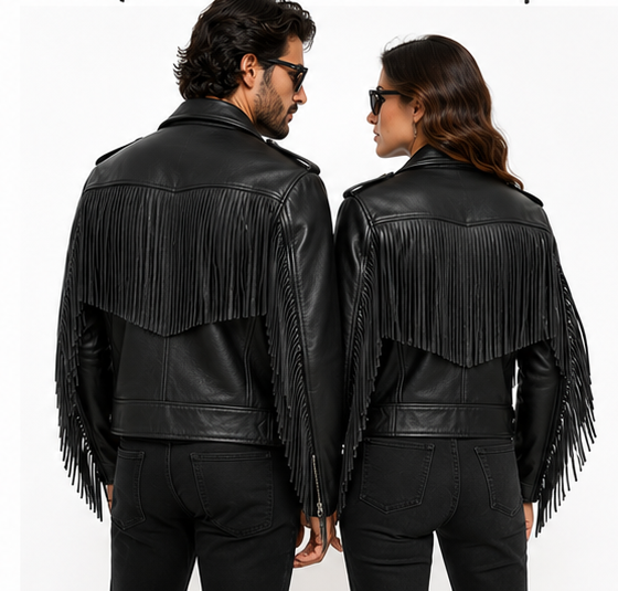 Chopper Biker Jacke Black 
