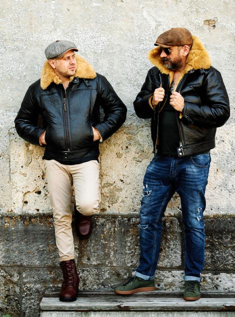 Fliegerjacke Stuka Mocca 