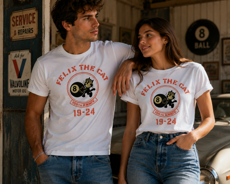 Felix The Cat T-Shirt White 