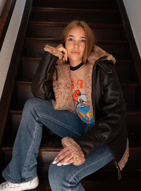 Acelya Schaffelljacke 