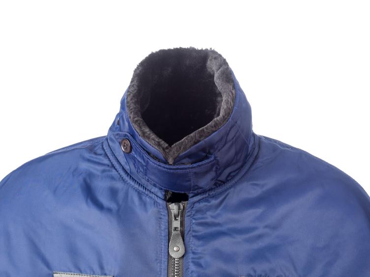 B-15 Nylon Bomber Jacke Blau 