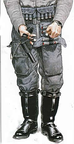 Deutsche Kanalhose Pferdeleder 