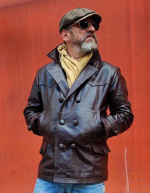 Motorradjack 20iger Jahre Hilbert Lederjacke 